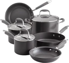 Anolon Advanced Home Hard Anodized Nonstick Cookware/pots And Pans Set, 9 Piece New. Price: $498.73.