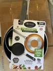 Gotham Steel Diamond 2-PIECE Non-stick Aluminum Cookware Set 9.5", 5.5" New. Price: $41.99.