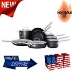 Calphalon Hard-anodized Nonstick 14-PIECE Cookware Set Pots & Pans Free Ship New. Price: $148.99.