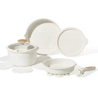 Carote 10PC Ceramic Nonstick Cookware Set With Detachable Handle Cream New. Price: $29.99.