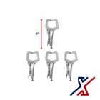 4 Pc Set Of 6" Un-padded C-clamp Locking Plier / Vise-grips By X1 Tools New. Price: $33.18.