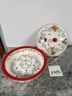 Temptations 10 Deep Dish Pie Plate Winter Whimsy Christmas Cardinal &dome Lid New. Price: $19.88.
