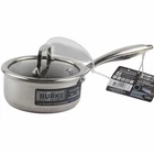 David Burke 1.5 Quart Sauce Pan With Lid Silver Stainless Steel Tri-ply New. Price: $46.95.