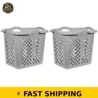 Home Logic 2 Bushel Plastic Laundry Basket Set - Cement New. Price: $44.99.