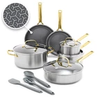 Ceramic Cookware Greenpan Hybrid 13PC Oven 850 F New. Price: $587.91.