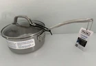 New Viking 3-PLY Stainless Steel Small Saucepan With Glass Lid Handle 1.5QT 1.4L. Price: $44.99.