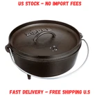 Hot Deal! Lodge 4 Quart Cast Iron Camp Dutch Oven, L10C03, With Lid New. Price: $48.92.