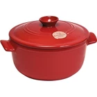 Emile Henry Flame Round Stewpot Dutch Oven, 2.6 Quart New. Price: $159.95.