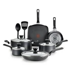 T-fal Easy Care Nonstick Cookware, 12 Piece Set, Grey, B087SC64 New. Price: $73.00.