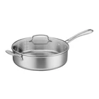 Cuisinart Classic Stainless 5.5QT Saute Pan With Helper Handle Cover New. Price: $38.99.