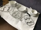 Vintage Corning Cornflower BLUE13 Pc Set Casserole Dish /lids,servers & Handle Unspecified. Price: $999.99.