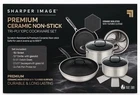 Sharper Image Premium Cookware Set 10PC Ceramic Non Stick Tri-ply Stainless New. Price: $147.95.