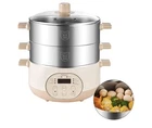 Joydeem JD-DZG15B Electric Food Steamer 15L 2-TIER 1350W Stainless Steel Lcd New. Price: $95.50.