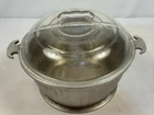 Vtg Guardian Service Hammered Aluminum Roaster Dutch Oven W/ Glass Dome Lid Usa Used. Price: $30.99.