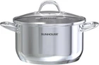 Sunhouse Stainless Steel Stock Pot 7 Quart Heavy-duty Induction Cooking Wi New. Price: $45.21.