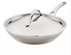Anolon Nouvelle Copper 12IN Covered French Skillet Stainless Steel New. Price: $80.00.
