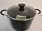 Nonstick Aluminum Stockpot 8.5 Qt Deep Cooking Glass Lid Black Home New. Price: $49.95.