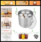 21 Qt Stainless Steel Canning Pot With Rack & Lid, Induction Gas Compatible New. Price: $84.54.