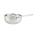 All-clad D3 Everyday Stainless 3-PLY Bonded Cookware Rag Pan With Lid 5.5 Quart New. Price: $149.99.