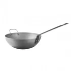 Mauviel M'steel Black Carbon Wok With Iron Handle, 11.8-IN New. Price: $160.00.