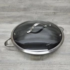Calphalon 12" Hard-anodized Non-stick Frying Pan Skillet With Glass Lid 1382 Used. Price: $29.99.