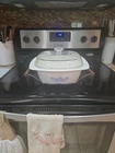 Vintage Corningware Blue Cornflower Dutch Oven And Trivet With /lid Used. Price: $200.00.