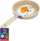 Bakken Swiss 5.5 Inch Nonstick Egg Pan Set With Spatula White Marble New. Price: $15.99.