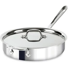 All-clad D3 3-PLY Stainless Steel 3QT Saute Pan With Lid New. Price: $112.00.