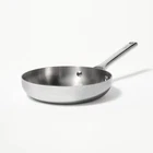 2-PK Figmint 8-INCH Stainless Steel Fry Pan, Silver Nonstick Skillet New. Price: $44.99.