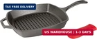 Lodge Manufacturing Company Cast Iron 10.5-INCH Square Grill Pan, Black New. Price: $43.73.
