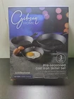 New Gibson Home 3 Piece Cast Iron Skillet Set Pre-seasoned Brickstone Pan 6 -10. Price: $26.99.