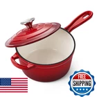 Onader 2QT With Lid, Enameled Cast Iron Pot, Small Dutch Oven New. Price: $72.57.