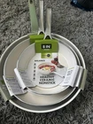Greenpan Balance 3PC Pfas-free Ceramic Frypan Set 8/10/12 White + New. Price: $78.00.