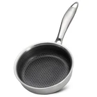 Zlfurlt Stainless Frying Pan, Small 6-INCH Tri-ply Steel... New. Price: $47.79.