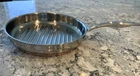 Belgique Stainless Steel Copper Bottom 11" Grill Frying Pan Tools Of The Trade Used. Price: $30.00.