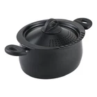 Bialetti - 7265 Oval 5.5 Quart Pasta Pot With Strainer Lid, Nonstick, 1 New. Price: $53.15.