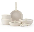 Carote 11 Pcs Non-stick Pots Pans Granite Taupe Set Detachable Handle A09858 New. Price: $80.00.