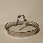 Cuisinart Stainless Glass Strainer Lid Replacement 7" Used. Price: $9.99.