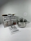 Chantal Qt Stainless Steel Soup Pot SL32-160 W/ Glass Lid New Other. Price: $36.00.