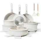 Bazova 22PIECE Pots Pans Set Non Stick With Removable Handles, Ceramic Co... New. Price: $81.99.