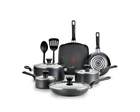 T-fal Easy Care 12-PIECE Non-stick Cookware Set, Pots And Pans, Grey New. Price: $57.99.