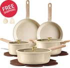 14 Pcs Pots And Pans Set Stick Ceramic Cookware Non-toxic Kitchen New. Price: $130.41.