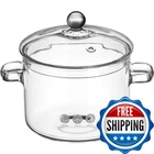 Vaguelly Glass Saucepan Stovetop Pot Cooking For Dessert New. Price: $38.98.