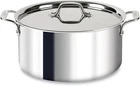 All-clad BD55508 Brushed 5-PLY 8-QT Stock Pot With Lid New. Price: $185.99.