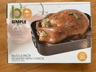 New In Box Be Simple Basic Essentials Nonstick Roaster W/v Rack 16 12 3. Price: $19.99.