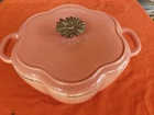Pioneer Woman Coral Flower 3 Qt Enameled Cast Iron Dutch Oven W/lid ''new''. Price: $48.50.