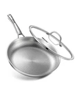 Vednhol Titanium Pan 12 Inch Pure Hammered Pro Frying Lid New. Price: $239.71.