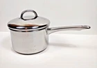Farberware 2 Qt Sauce Pan With Lid T0097 Stainless Steel 18/10 Hanging 4" Deep Used. Price: $24.95.