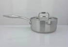 Masterclad Pro Series Plus TI-3 Saucepan Quality 5-PLY Stainless Non Stick 2QT Used. Price: $55.00.