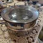 Nuwave Cookware 3.5 Qt. Stainless Steel Pot Pan With Steamer, Lid Used. Price: $24.99.
